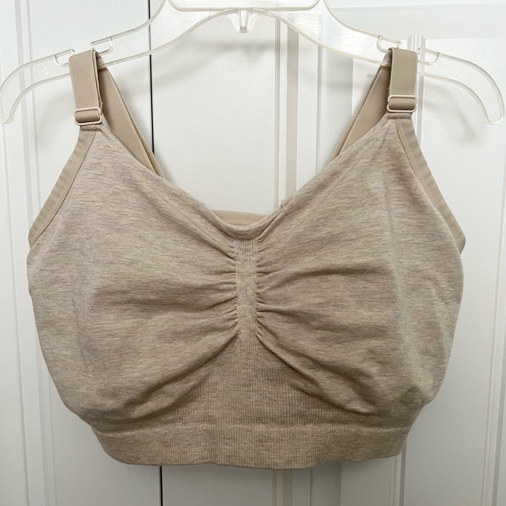 Kindred Bravely Sublime® Bamboo Hands-Free Pumping Lounge & Sleep Bra - M Busty